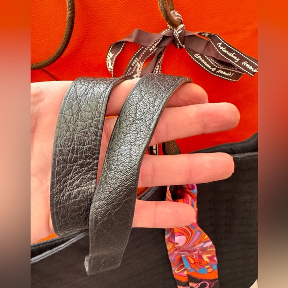 Hermes Wool Tote & Twilly Bundle - Picture 7 of 13